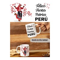 Taza de Loza Diseño Fiestas Patrias 11oz 134